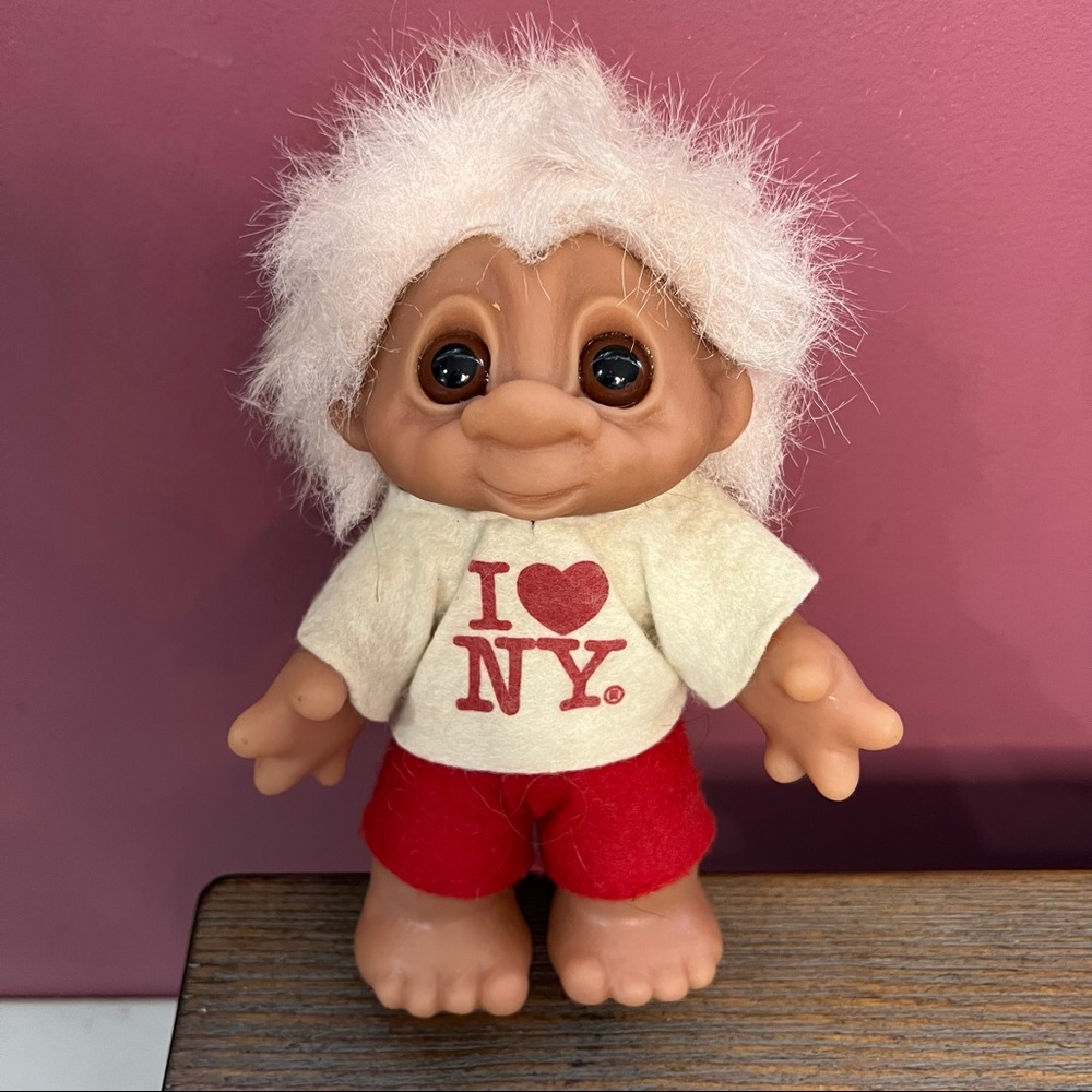 Troll Thomas Dam I Love NY vintage doll